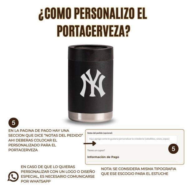 Estuche con cerveza y portacerveza personalizado - Imagen 9