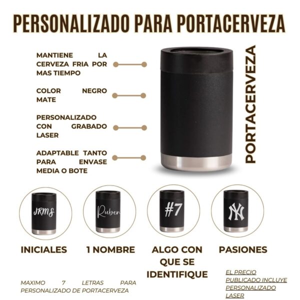 Estuche con cerveza y portacerveza personalizado - Imagen 7