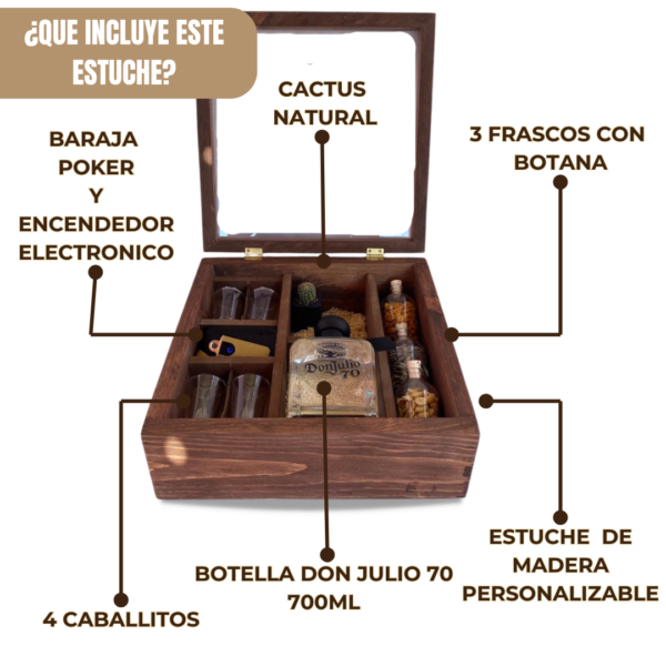 Estuche con Don Julio 70