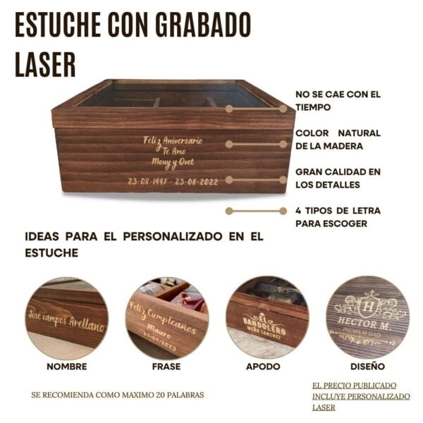 Kit con Whisky Black Label 700ml - Imagen 7