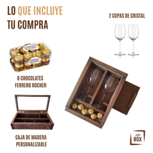 estuche de copas de vino 