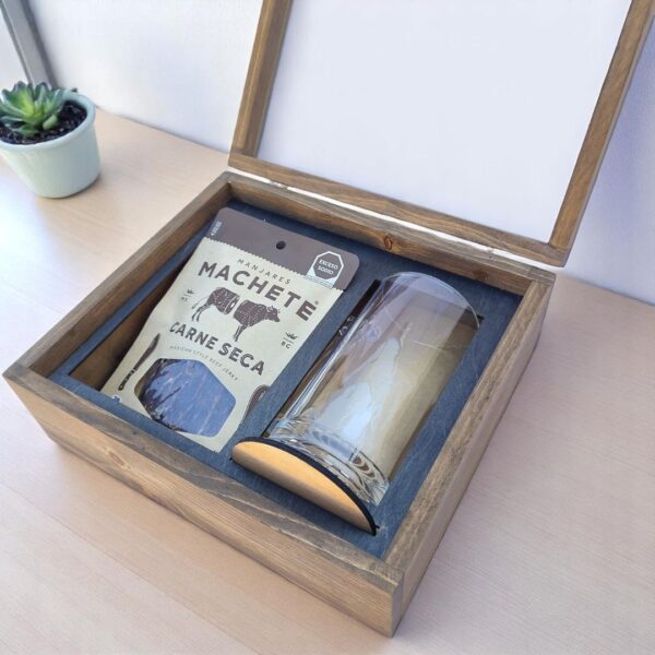 Estuche con Tarro y Carne seca