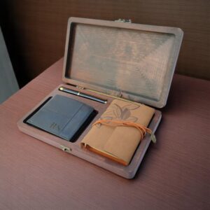 Estuche con agenda y cartera de regalo
